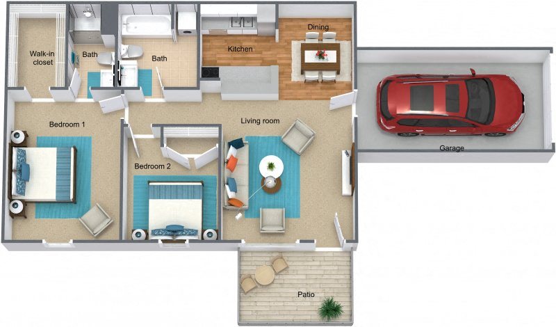 One car garage